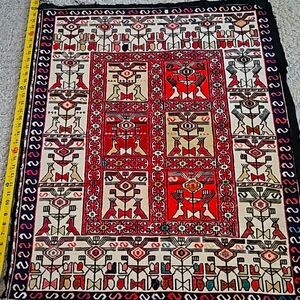 Hand Woven believed to be a Pray Rug 36x28
